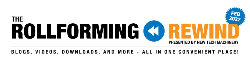 Rollforming Rewind February 2022 Banner